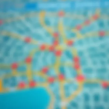 Map of Free Parking Zones in Dubai A map highlighting various free parking zones in Dubai