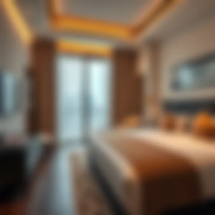 Comfortable guest room with modern amenities