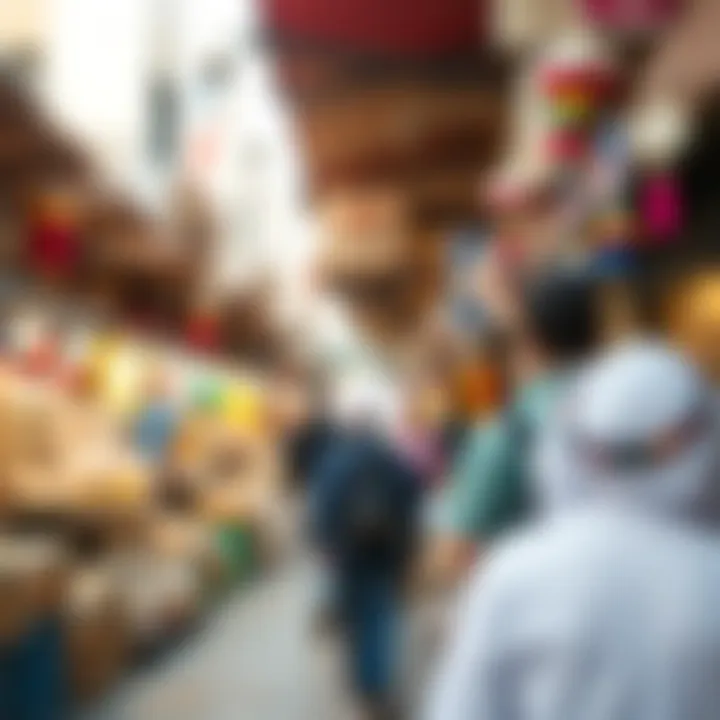 Vibrant souks filled with local crafts and spices