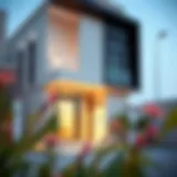 Elegant one BHK villa in Rashidiya showcasing modern architecture.