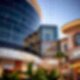 Stunning architecture of Outlet Village Dubai