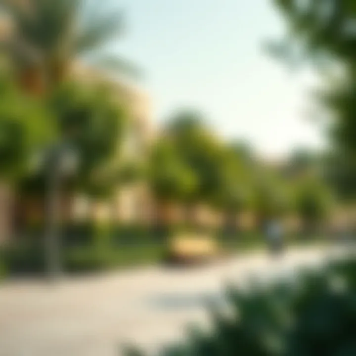 Community and Green Spaces in Reem Hills Green spaces and community areas within Reem Hills