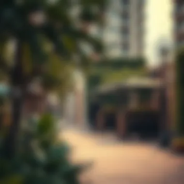Community Living Enhancements Local amenities that enhance community living along شارع الوحدة.