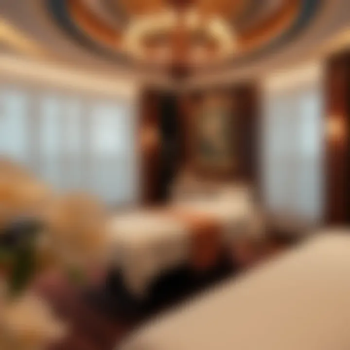 Opulent Massage Room Experience Luxurious massage room featuring elegant decor