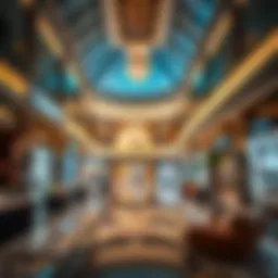 Luxurious interior of a Dubai mall showcasing high-end boutiques