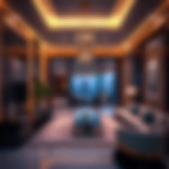 Luxury Interior of Crescent Tower Luxurious interior of a residential unit in Crescent Tower
