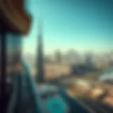 Luxury Skyline of Dubai Panoramic view of Dubai's skyline showcasing luxury real estate