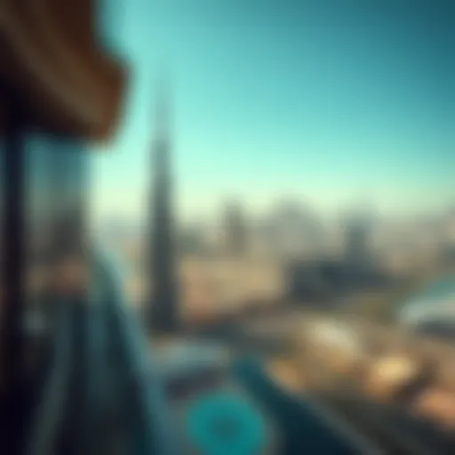 Luxury Skyline of Dubai Panoramic view of Dubai's skyline showcasing luxury real estate
