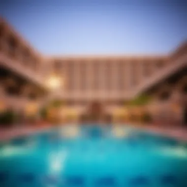 Family-friendly hotel with expansive pool area