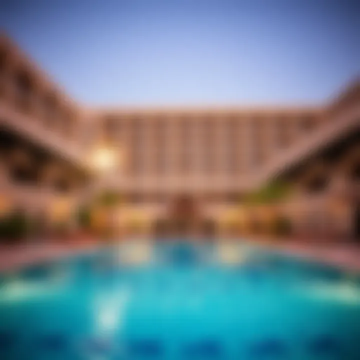 Family-friendly hotel with expansive pool area