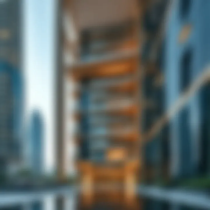 Architectural Highlights of Zumurud Tower Architectural details of Zumurud Tower showcasing modern design