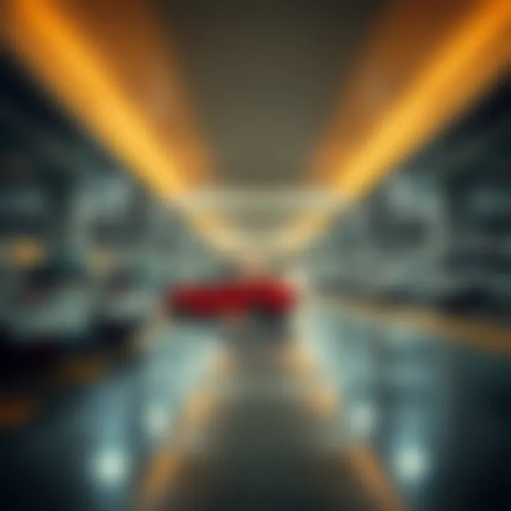 Spacious parking area at Galleria Mall