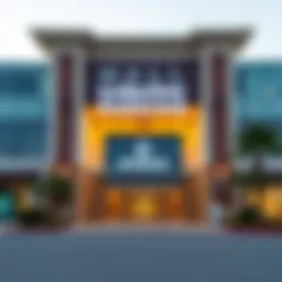 Galleria Mall parking entrance