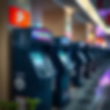 Parking payment machines at Galleria Mall