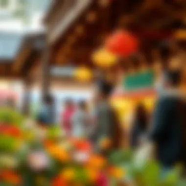 Cultural Experiences in Action Visitors engaging in cultural experiences at Global Village