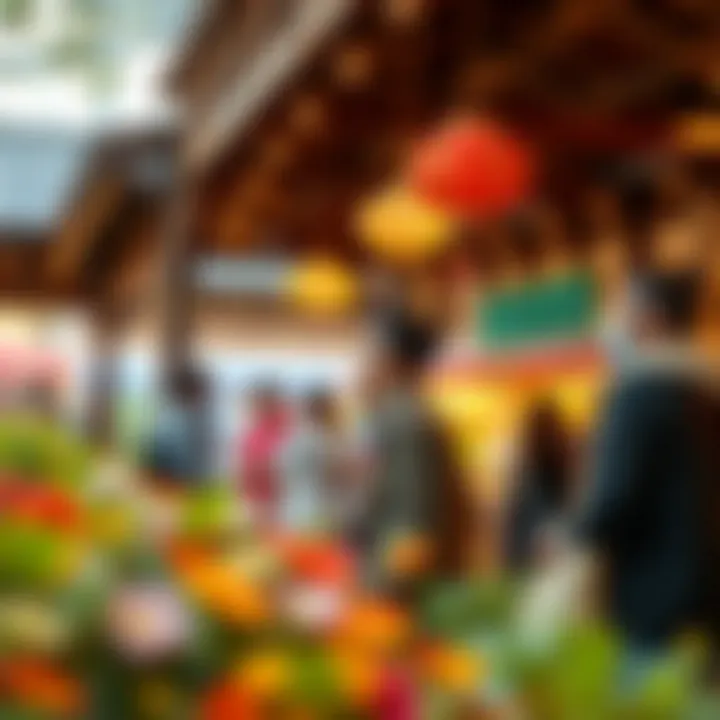 Cultural Experiences in Action Visitors engaging in cultural experiences at Global Village