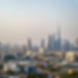A panoramic view of Sharjah's skyline showcasing modern architecture
