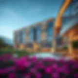 A stunning architectural view of Golf View Seven City showcasing its modern design.