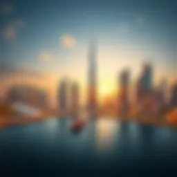 A panoramic view of Dubai's skyline showcasing modern architecture