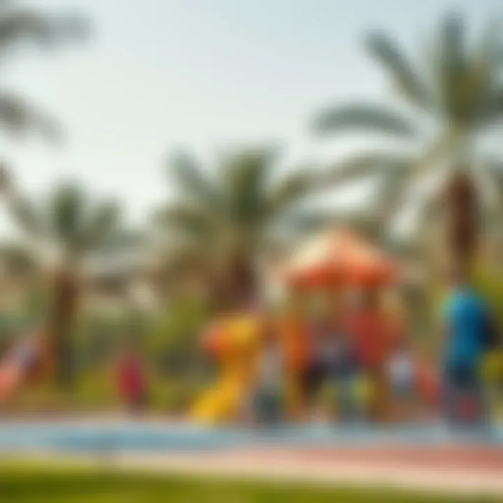 Recreational Facilities at Hamriya Park Families enjoying recreational facilities at Hamriya Park