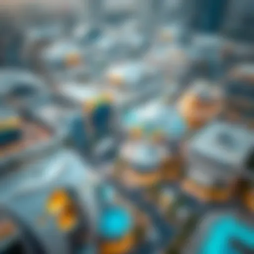 Aerial view of Healthcare City showcasing modern architecture