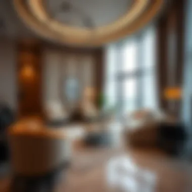 Luxury Apartment Interiors Elegant interiors of a luxury apartment in فلمنكي دبي