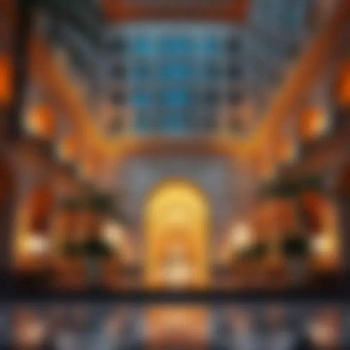 Grand Entrance of Jannah Hotel Jannah Hotel's grand entrance with exquisite architecture
