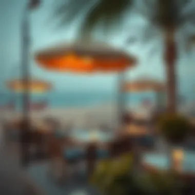 Charming Beachside Cafe Relaxing beachside cafe with inviting seating