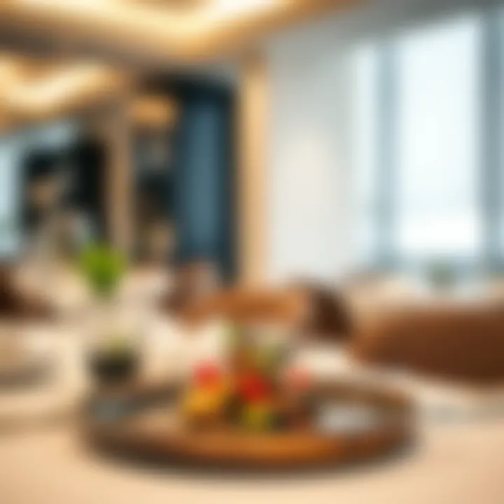 Gourmet Culinary Experience Artfully presented gourmet dish on a fine dining table