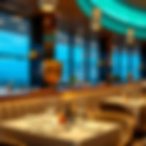 Elegant Decor of JBR Restaurant Ambiance of JBR Restaurant showcasing elegant decor