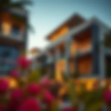 Modern Residential Architecture in Jumeirah Village Stylish residential building in Jumeirah Village reflecting contemporary design