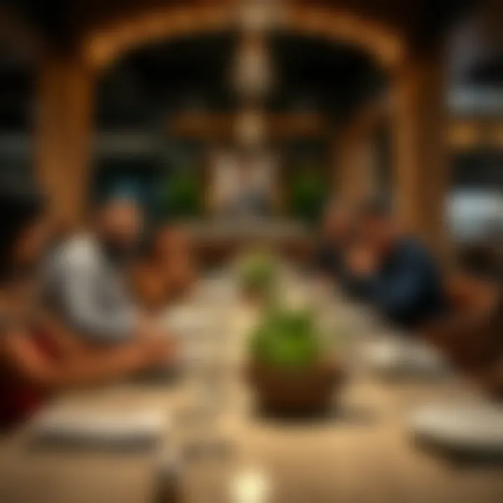 Memorable Moments at the Table Group enjoying a unique dining experience