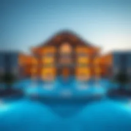 Stunning architectural view of Moonsa Residences showcasing its unique design