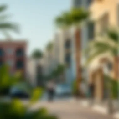 Community Life Around Moonsa Residences Vibrant neighborhood surrounding Moonsa Residences, emphasizing community life
