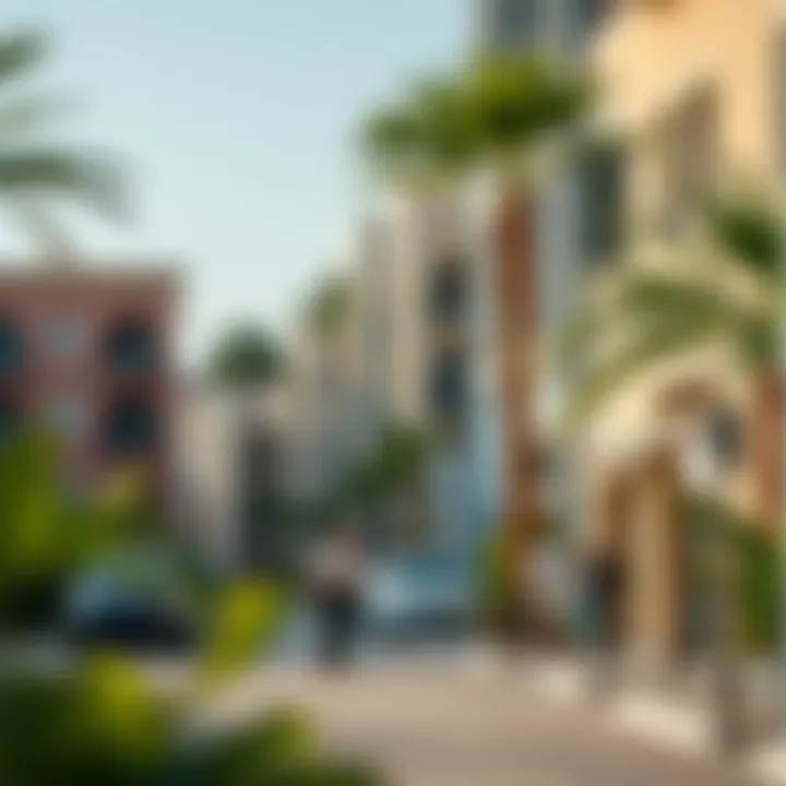Community Life Around Moonsa Residences Vibrant neighborhood surrounding Moonsa Residences, emphasizing community life