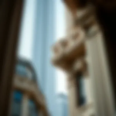 Intricate Architectural Features of Nopoli Tower Detail of Nopoli Tower's architectural features