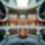 Futuristic architectural design of Omniyat office building