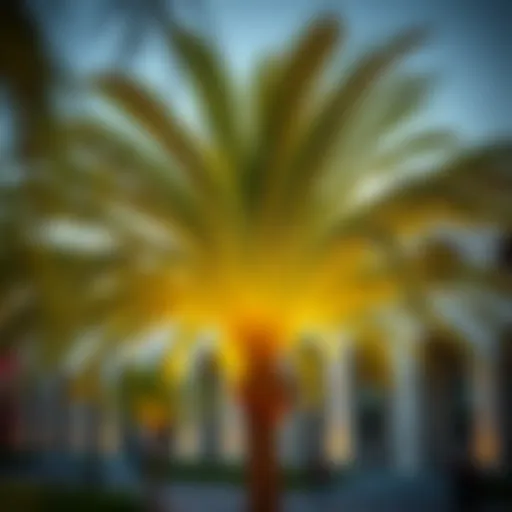 Cultural Heritage of the Palm Flower in Dubai The palm flower symbolizing Dubai's cultural heritage