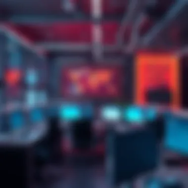 A futuristic workspace symbolizing emerging industries