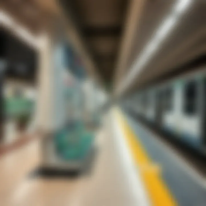 Accessibility Innovations at Salah Al Din Metro Station Accessibility features designed for commuters