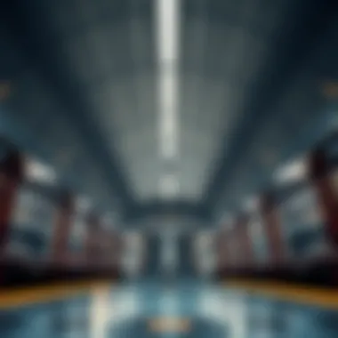 Modern Interior Design Features of Salah Al Din Metro Station Interior view showcasing modern design elements
