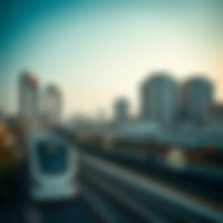 Surrounding Urban Landscape of Salah Al Din Metro Station Metro station surroundings highlighting urban landscape