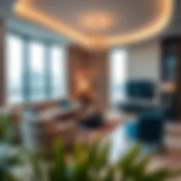 Luxurious living space in Savoy Hotel Apartment