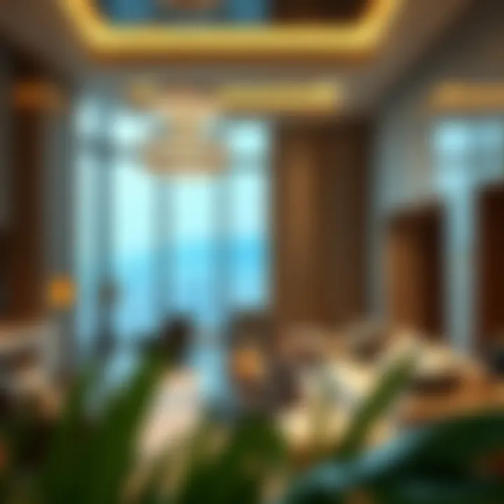 Luxury Interior Amenities of Shaha Tower Interior amenities of Shaha Tower highlighting luxury features