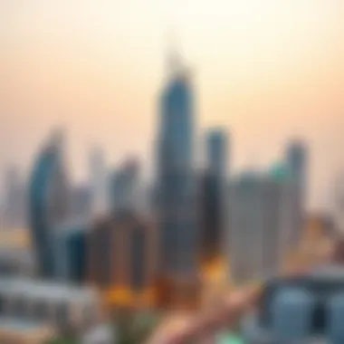 Luxurious skyline of Dubai showcasing modern architecture