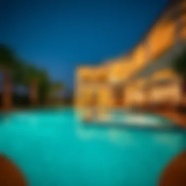 Lavish Swimming Pool with Luxurious Amenities Lavish swimming pool with luxurious amenities