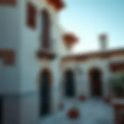 Traditional architecture of an old house in the UAE showcasing intricate details