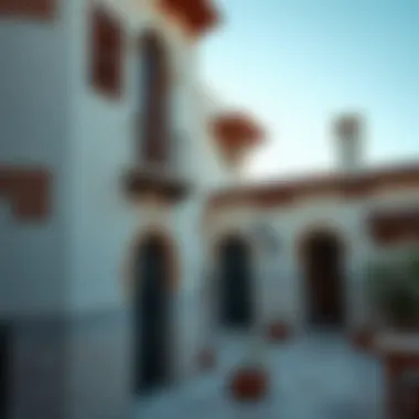 Traditional architecture of an old house in the UAE showcasing intricate details