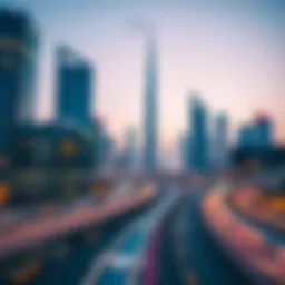 Futuristic skyline of Dubai showcasing smart infrastructure