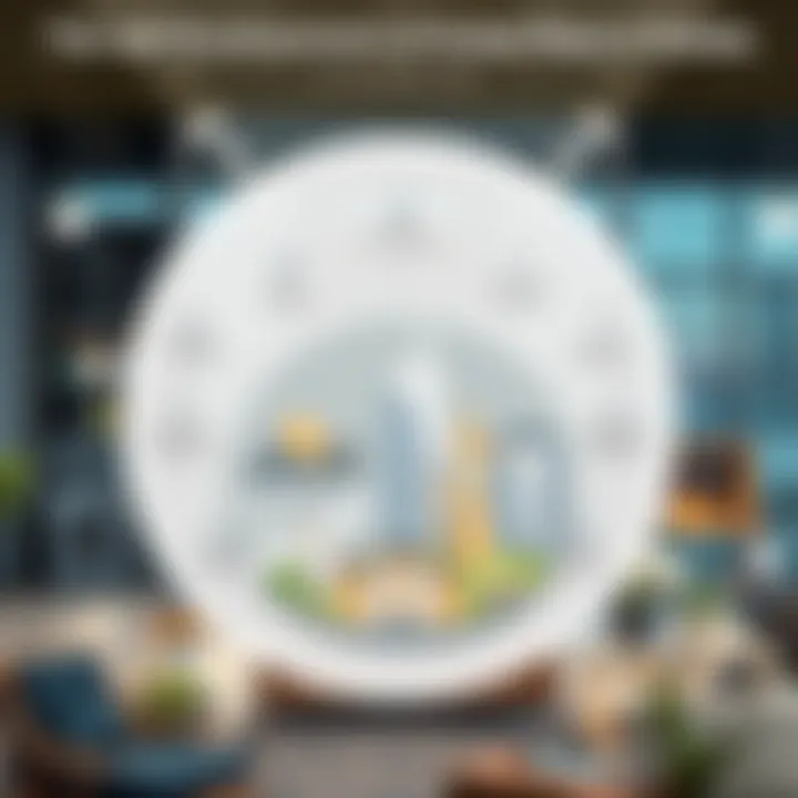 Regulatory Environment of Dubai Real Estate Diagram showcasing the regulatory landscape of Dubai real estate